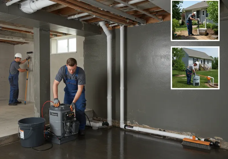 Basement Waterproofing and Flood Prevention process in New Carlisle, IN